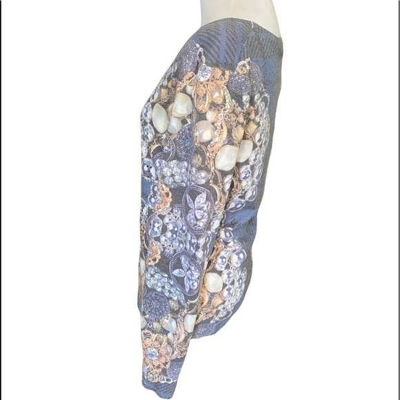 ETOILE DU MONDE V NECK SWEATER SZ 2 - Picture 4 of 6